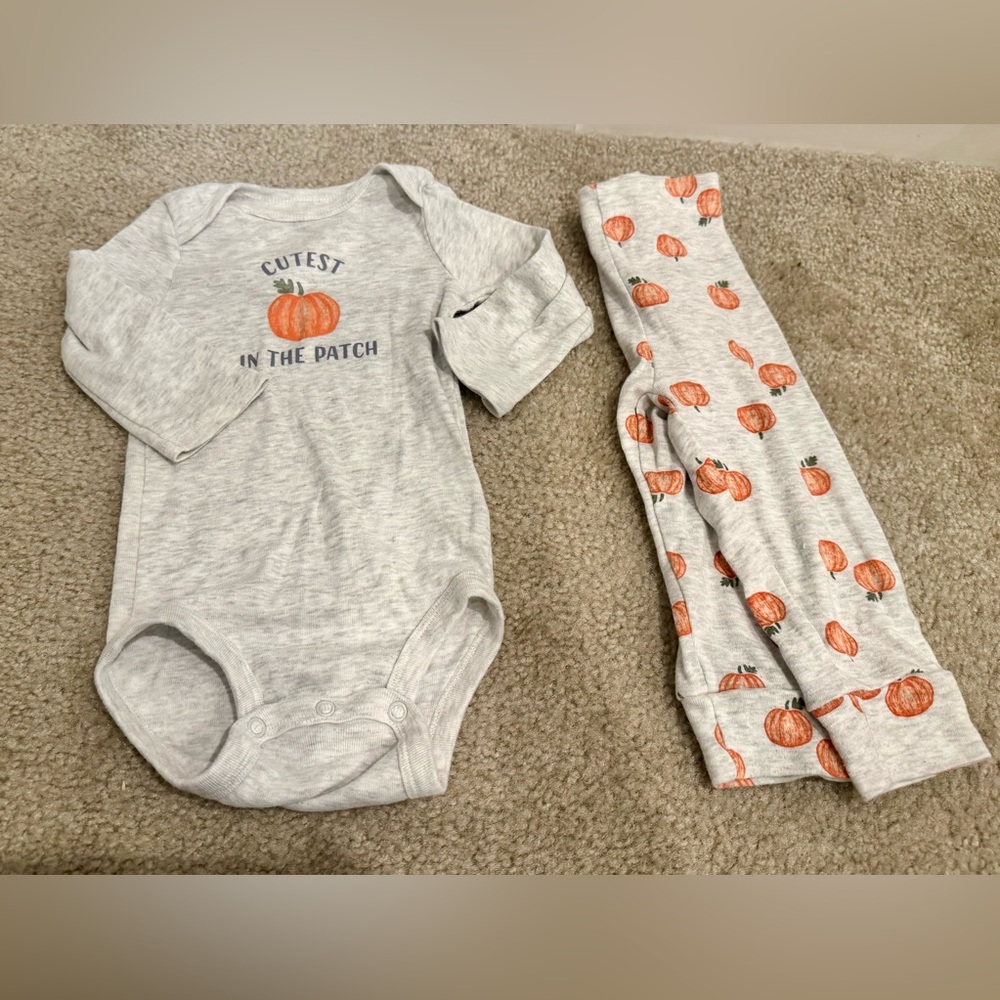 Carter's Just One You Baby Pumpkin Matching Set